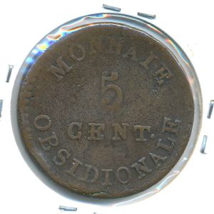 France, 5 сентим, 1814