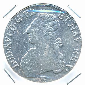 Франция, 1 экю (1780 г.)