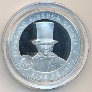 Гернси, 5 фунтов (2006 г.)