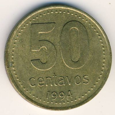 Аргентина, 50 сентаво (1994 г.)