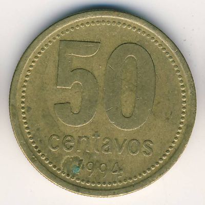 Аргентина, 50 сентаво (1994 г.)