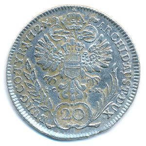 Австрия, 20 крейцеров (1772 г.)