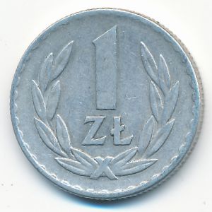 Poland, 1 zloty, 1949