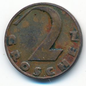 Австрия, 2 гроша (1925 г.)