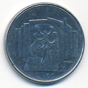 Сан-Марино, 100 лир (1976 г.)