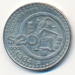 Мексика, 20 песо (1984 г.)