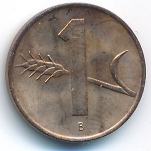 Switzerland, 1 rappen, 1968