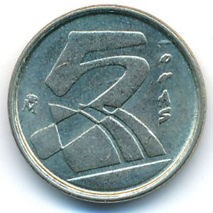 Spain, 5 pesetas, 1991