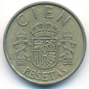 Spain, 100 pesetas, 1983