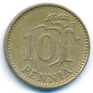Финляндия, 10 пенни (1973 г.)