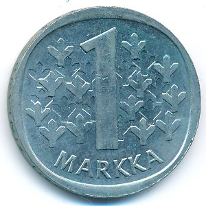 Finland, 1 markka, 1971