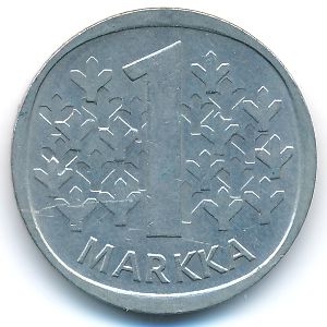 Finland, 1 markka, 1973