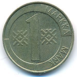 Finland, 1 markka, 1994