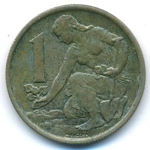 Чехословакия, 1 крона (1967 г.)