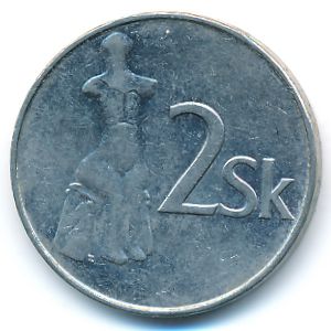 Словакия, 2 кроны (1994 г.)