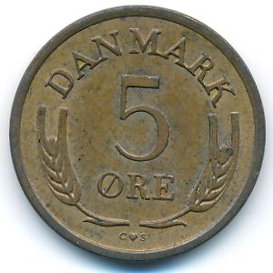 Дания, 5 эре (1966 г.)