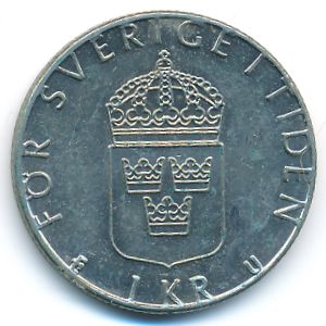 Швеция, 1 крона (1978 г.)