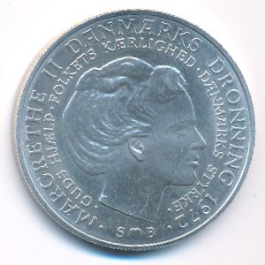 Дания, 10 крон (1972 г.)