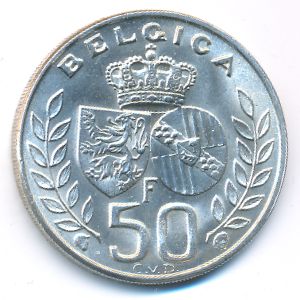 Бельгия, 50 франков (1960 г.)
