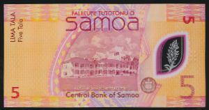 Самоа, 5 тала (2023 г.)
