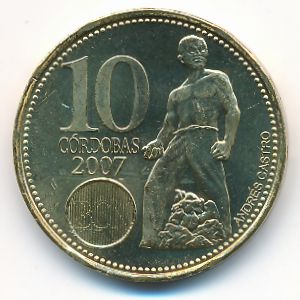 Никарагуа, 10 кордоба (2007 г.)