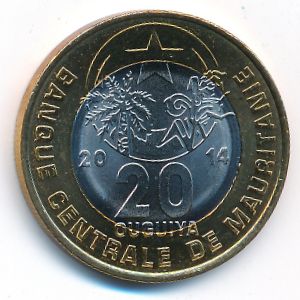 Мавритания, 20 угий (2014 г.)