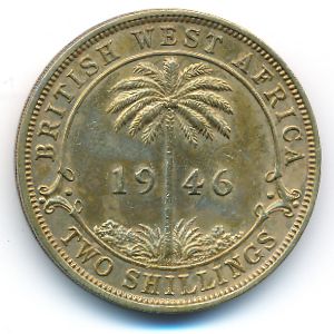 Британская Западная Африка, 2 шиллинга (1946 г.)