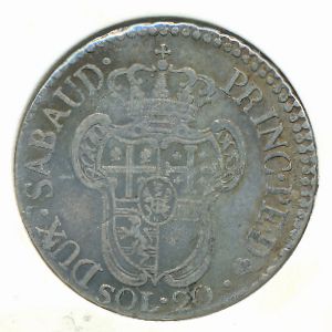 Sardinia, 20 soldi, 1795