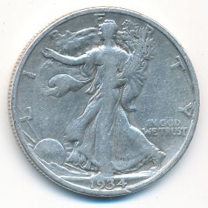 USA, 1/2 dollar, 1934