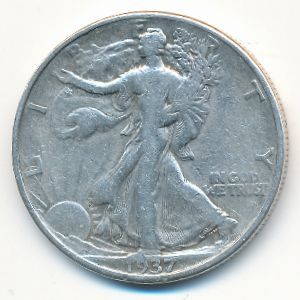 USA, 1/2 dollar, 1937