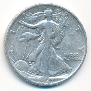USA, 1/2 dollar, 1941