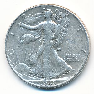 США, 1/2 доллара (1946 г.)