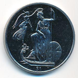 Виргинские острова, 1 доллар (2008 г.)