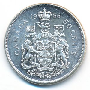 Канада, 50 центов (1966 г.)