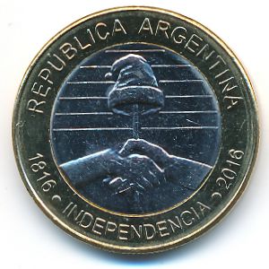 Аргентина, 2 песо (2016 г.)