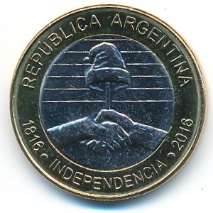 Аргентина, 2 песо (2016 г.)