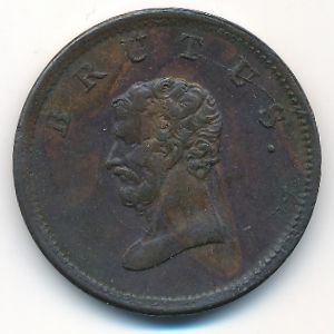 Великобритания, 1/2 пенни (1813 г.)