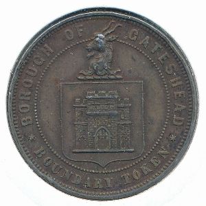 Great Britain, 1/2 пенни, 1857