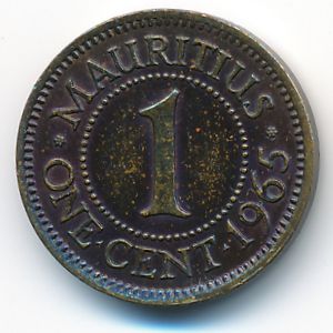 Mauritius, 1 cent, 1965