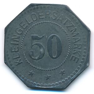 Кульмбах., 50 пфеннигов (1917 г.)