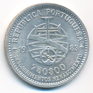 Португалия, 750 эскудо (1983 г.)