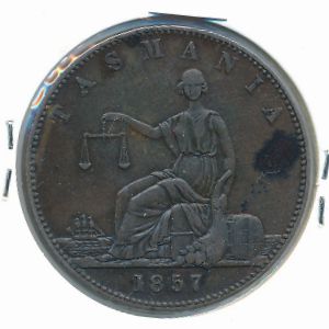 Австралия, 1 пенни (1857 г.)