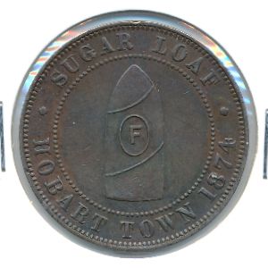 Australia, 1 пенни, 1874