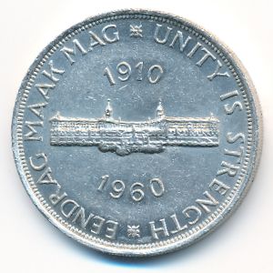 South Africa, 5 shillings, 1960
