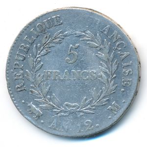 Франция, 5 франков (1803 г.)