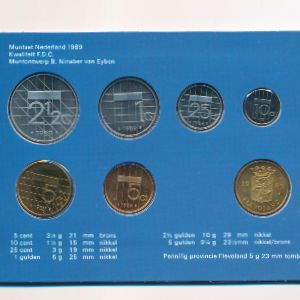 Нидерланды, Набор монет (1989 г.)