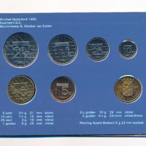 Нидерланды, Набор монет (1990 г.)