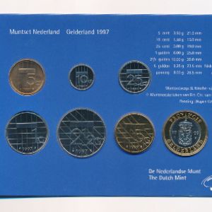 Netherlands, Набор монет, 1997