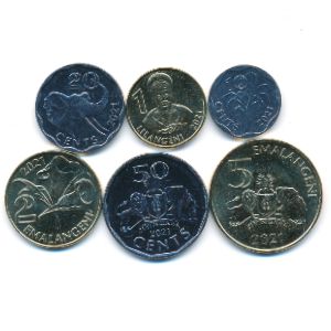 Eswatini, Набор монет, 2021