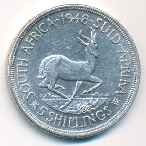 ЮАР, 5 шиллингов (1948 г.)